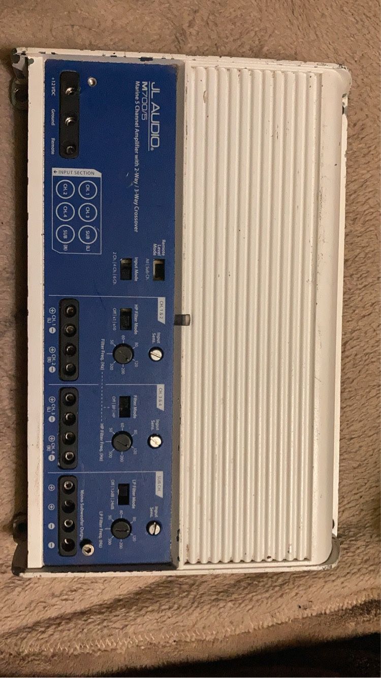 JL Audio 700W Marine System Amplifier