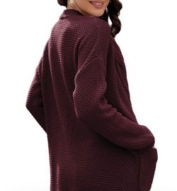 3XL Brand New Burgundy Sweater