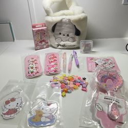 Stationary set pink color 13 piece’s