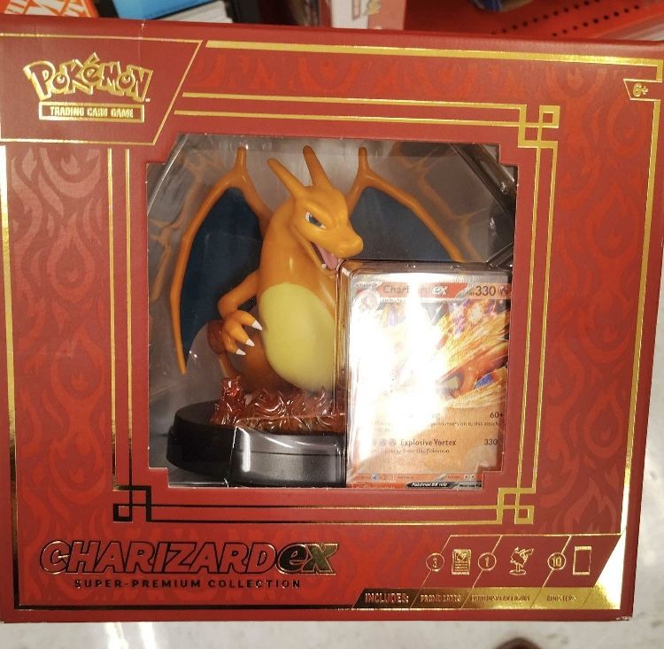Pokemon Charizard Ex Super-premium Collection New