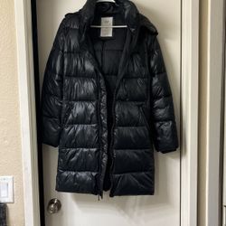Women’s Black Puffer Winter Coat GAP SUPER WARM