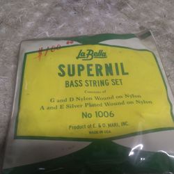 BASS STRINGS STAND UP BASS NYLO