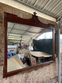 Antique Mirror Cherrywood Large