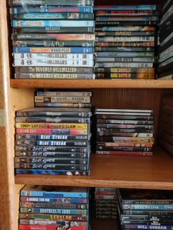 collection of different DVD - 50 pcs