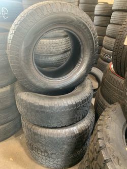 285/70/17 LT A/T corsa used set