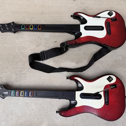 Xbox 360 Guitar Hero Guitars