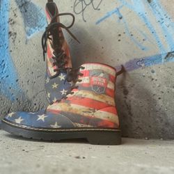 American Flag Boots SIZE M 7.5 W 10