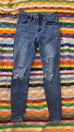 American Eagle High-Rise Jegging 2S Short DEnim-X Super Stretch X