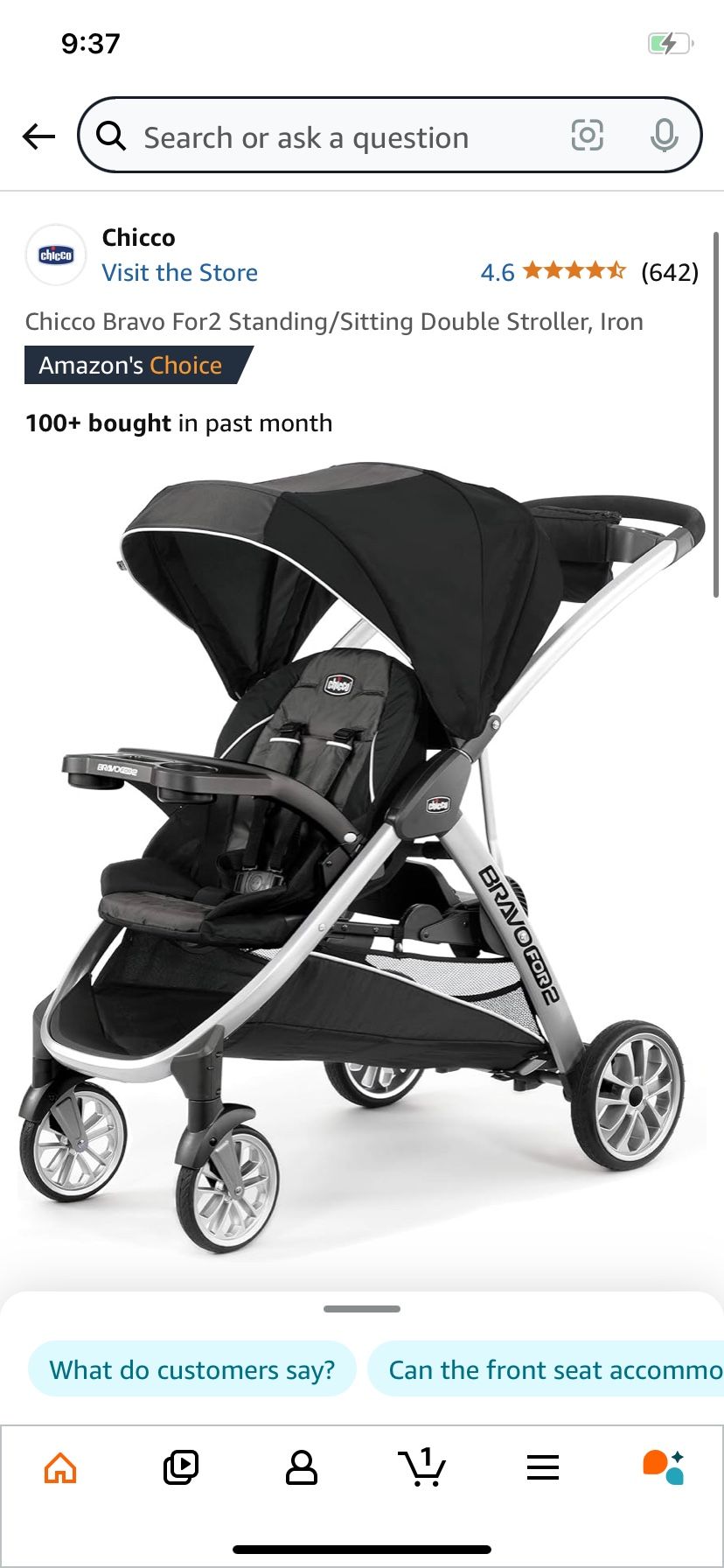 Chicco Double Stroller