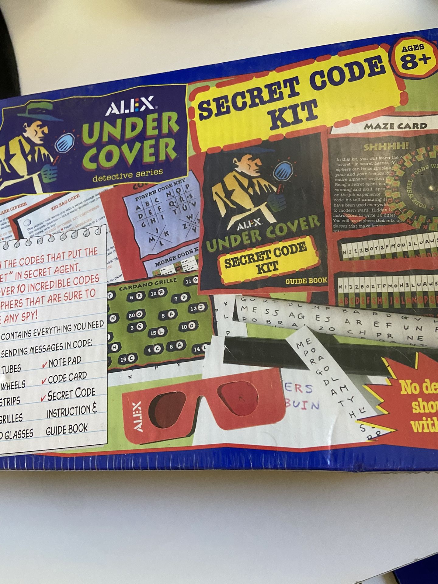 Alex Under Cover Secret Code Kit New