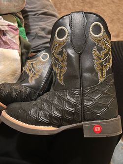 Cowboy-style children's boots