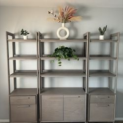 Crate And Barrel Office Book Shelf 
