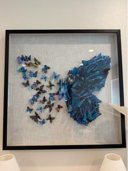 Butterfly 3D wall art