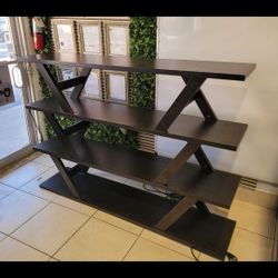 Shelving Unit Storage Unit Console Display  Shelf Storage Cabinet 50 by 17 by 71