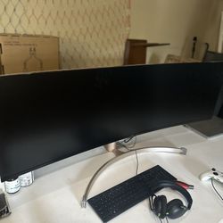 Lg Ultra Wide Monitor Curved 49 “ HDR 