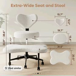 Brand New Ergonomic Cross-Legged Chair – Still in Box