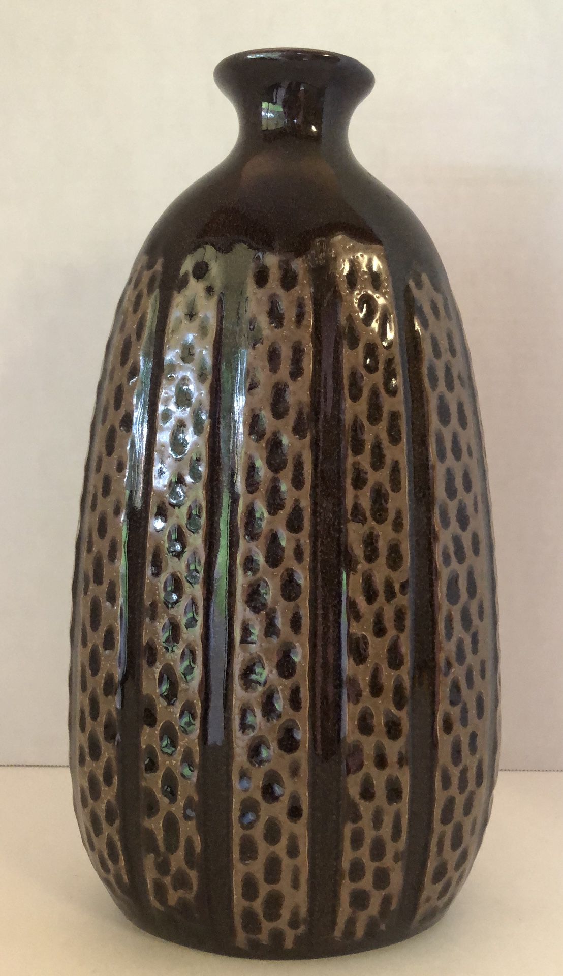 🙋‍♀️ #6 Large Brown Ceramic Vase