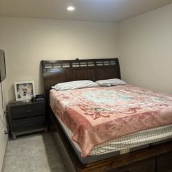 California King Bed + Mattress 