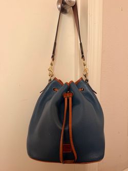 Dooney & Bourke Leather Drawstring Bucket Bag