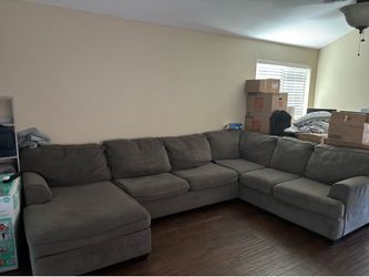 Grey sectional