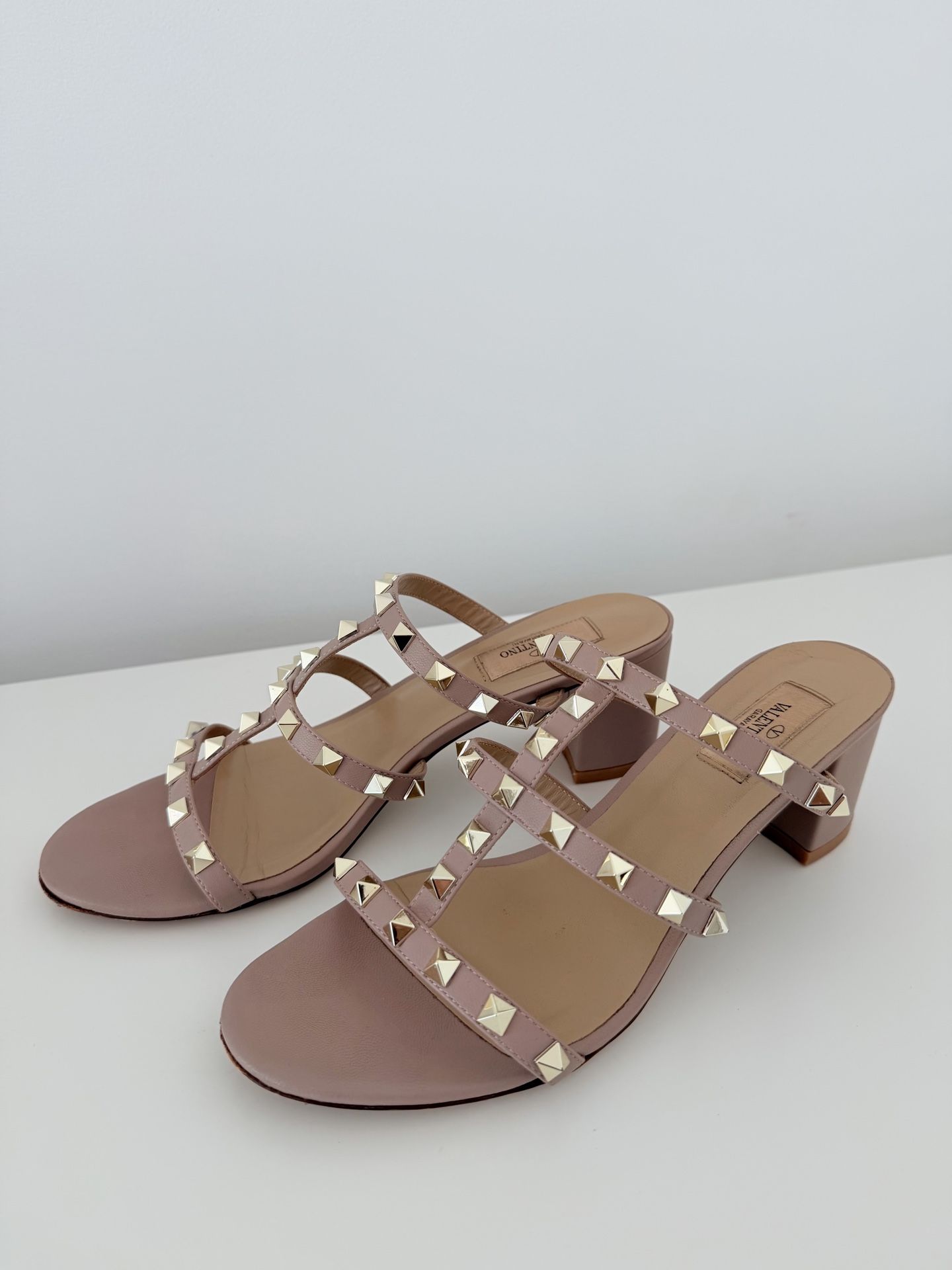 Valentino Stud Block Heel size 40