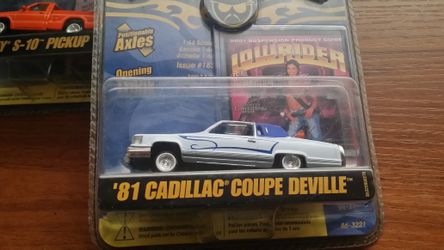 1/64 Scale White 1981 Cadillac Coupe DeVille