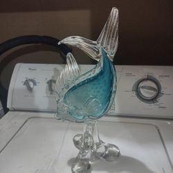 Blown Glass Tropical Fish 