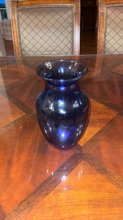 Blue Glass Vase