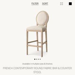 Restoration Hardware Counter Stool High Chair Mint Rh