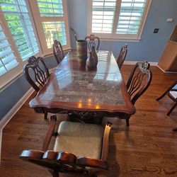 Dining table with chairs