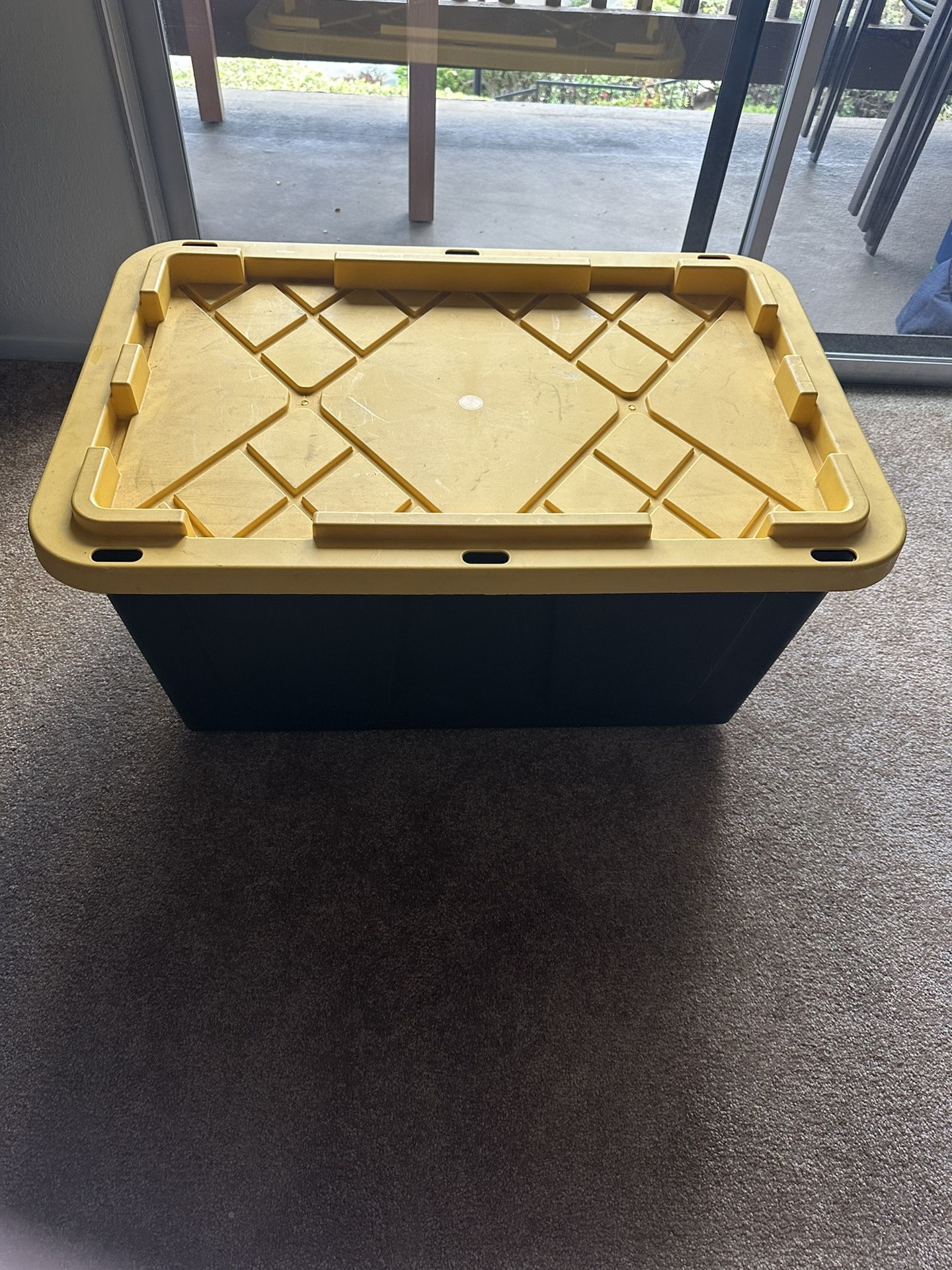 Large plastic box 