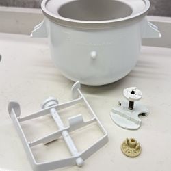 KitchenAid Ice Cream Maker Attachment Bowl and Parts