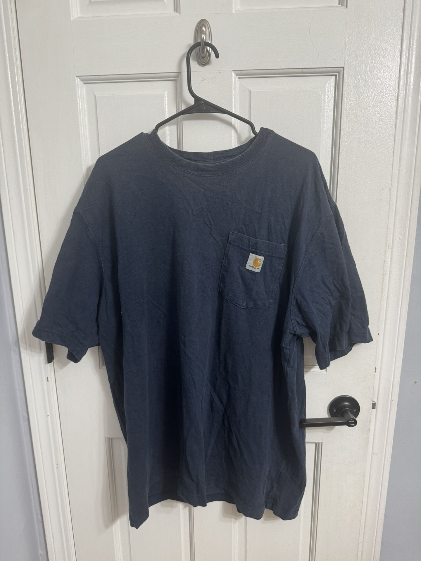 XL MEN CARHARTT NAVY TSHIRT