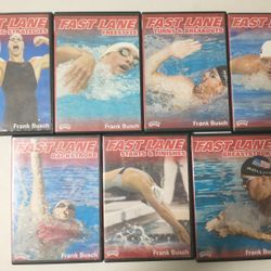Swim Training DVD set Of 7 Discs - Fast Lane FRANK BUSCH