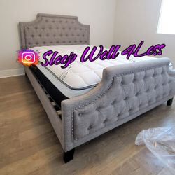 NEW QUEEN WITH MATTRESS 