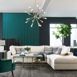 MODULAR SECTIONAL BEIGE MICROFIBER $1799