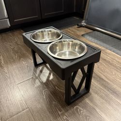 Multi-Position Elevated Dog Bowls
