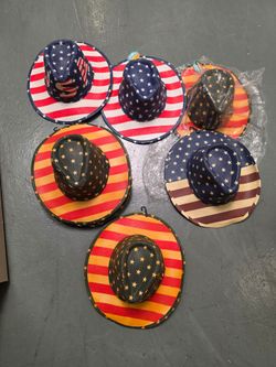 USA flag hats , patriotic hats , 4th of July hats