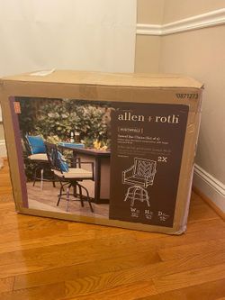 Allen Roth Swivel Chairs New in the box