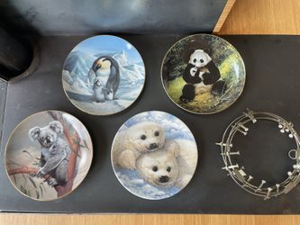 4 Royal Grafton Collectors Plates