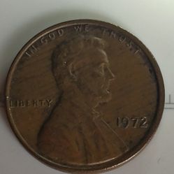 1972 No Mint Mark Penny