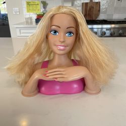 Barbie Styling Head with Blonde Hair