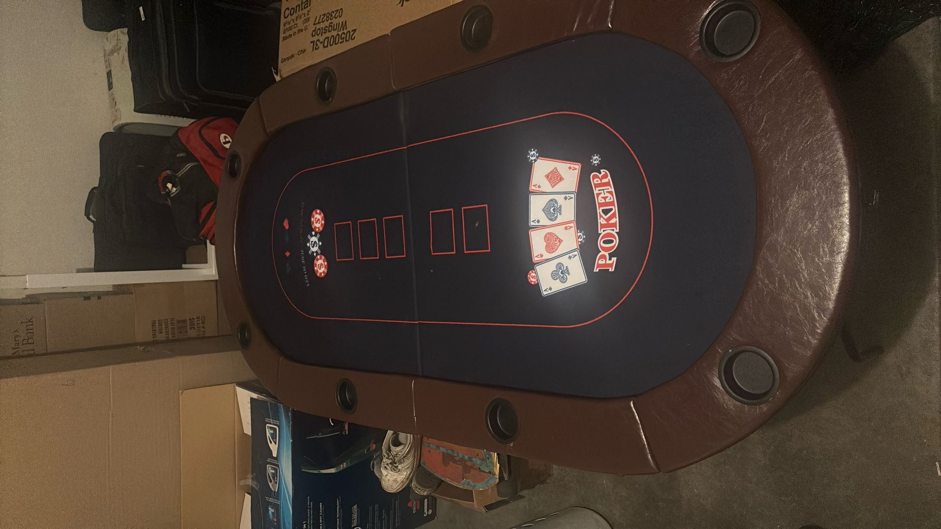 8 Player Poker Table