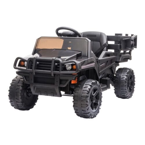 Kids Ride On Car Off-Road Vehicles Rechargeable 12-Volt Battery Powered w/ RC Remote Control, MP3 Player, LED Lights