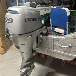 Honda Outboard Motor 9.9 HP Short Shaft 15”