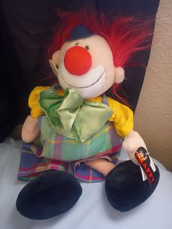 Chappy the Clown Stuffed Plush Doll with Tag