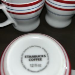 4 STARBUCKS COFFEE MUGS BRAND NEW