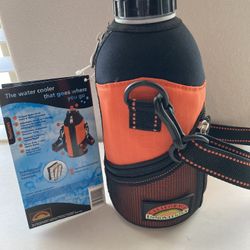 New California Innovations Lightweight, insulated, 1 Liter Hydration Water Cooler with a Pocket.