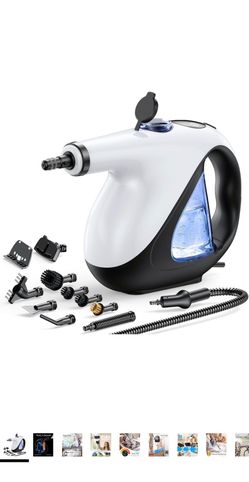 Handheld Steam Cleaner for Home 3s Instant Heat-Up No Need to Wait, Upgrade 2 LB Light Weight Easy Refill Portable Steamer Cleaner for Furniture Couch