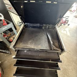 Snap On Tool Box Top Tool Chest Krl1251pc Used With Key Black